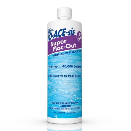 O-ACE-SIS Super Floc Out Liquid Debris Settler 1 qt TF071001012OAC